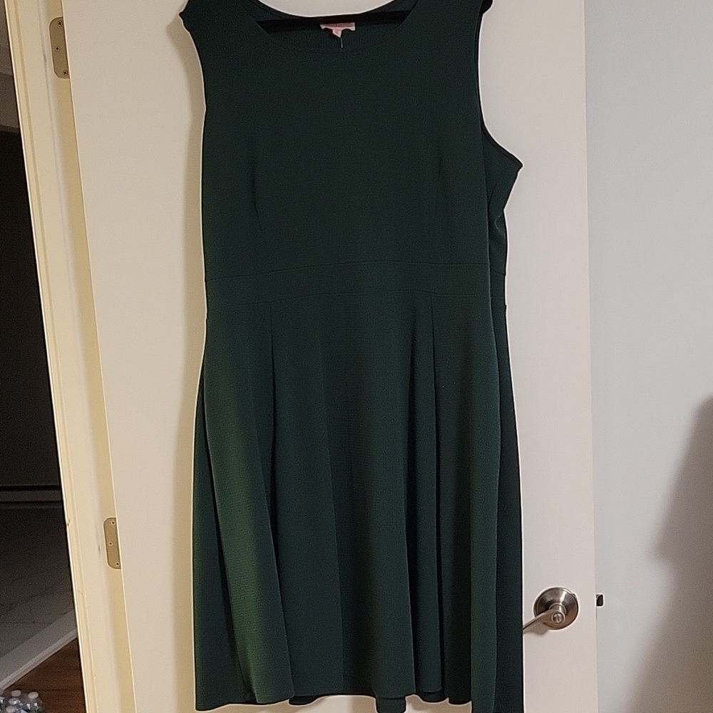 NWT - Elegant Green Sleeveless Dress